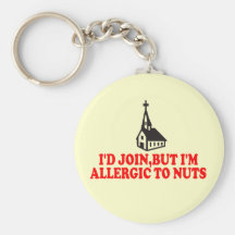 Funny atheist keychains
