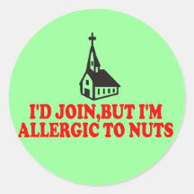 Funny atheist stickers