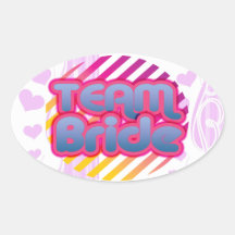 Funny Bachelorette Party Gifts Brides Oval Sticker
