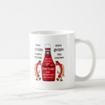 Funny barbecue mug