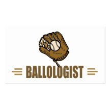 Funny Baseball Business Card Templates