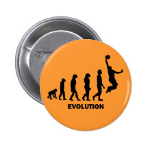 Funny basketball button