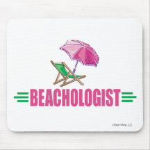 Funny Beach Chair Mousepad
