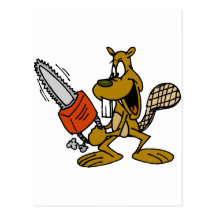 Funny Beaver Postcards