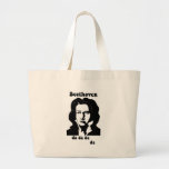 Funny Beethoven Tote Bags
