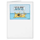 Funny Belly Rub Dog Greeting Card