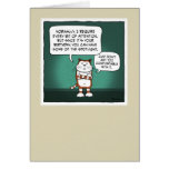 Funny birthday card: Cat Spotlight