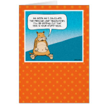 Funny birthday card: Evil Kitty