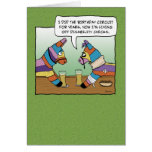 Funny birthday card: Pinata on disability