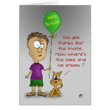 Funny Birthday Cards: Cranky Cat