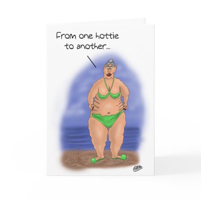 Funny Greeting Cards   Photos on Funny Birthday Cards  One Hottie To Another   Zazzle Com Au