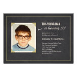Funny Birthday Invitations with an Old Photo