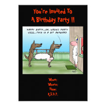 Funny Birthday Party Invitation