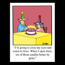 Funny Birthday Postcard! postcards