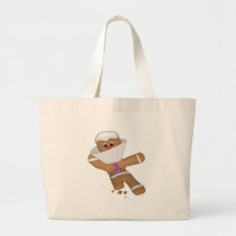Funny Bit Himself Gingerbread Man Bag