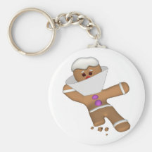 Funny Bit Himself Gingerbread Man Keychains