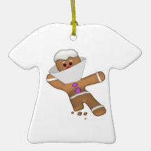 Funny Bit Himself Gingerbread Man Ornaments