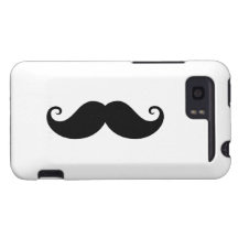 Funny black handlebar moustache trendy hipster HTC vivid covers