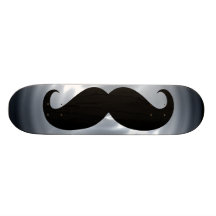 Funny black moustache 13 skateboard decks