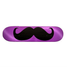 Funny black moustache 15 skate board deck