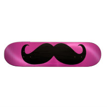 Funny black moustache 16 skate decks