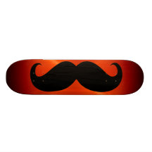 Funny black moustache 7 skateboards