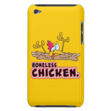 funny boneless chicken cartoon iPod Case-Mate cases