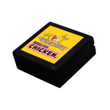 funny boneless chicken cartoon gift box