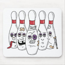 Funny Bowling Mousepads