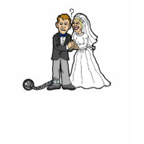 Funny Bride & Groom t-shirt