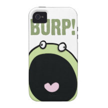 Funny Burp Monster iPhone 4 Case