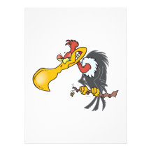 funny buzzard cartoon personalized announcement