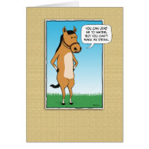 Funny card: Margarita Horse
