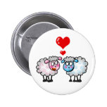 Funny cartoon sheeps, Wedding couple Pin