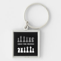 funny chess keychain