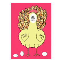 Funny Chicken Hens Night Bachelorette Party Invite