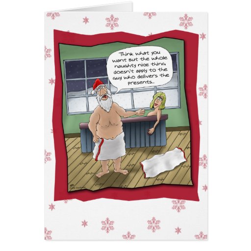 Funny Christmas Cards: Naughty and Nice Rule