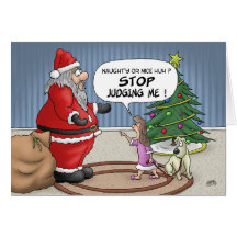 Funny Christmas Cards: Stop Judging