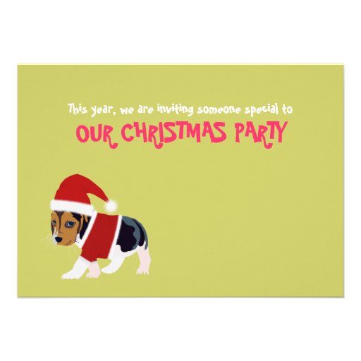 File Name : funny_christmas_party_invitation_card_dog ...