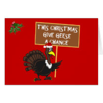 Funny Christmas Turkey cards