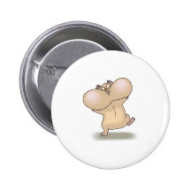 funny chubby cheeks hamster pin
