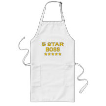 Funny Cool Bosses : Five Star Boss Aprons
