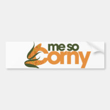 Funny Corn Bumper Stickers