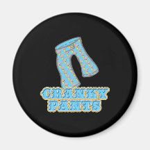 Funny Cranky Pants Design Magnet