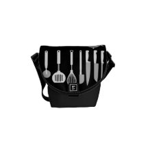 funny culinary school courier bags