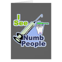 Funny Dentists and Hygienists Greeting Card