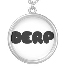 Funny Derp Necklaces
