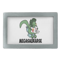 Funny dinosaur belt buckles