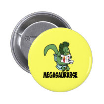Funny dinosaur buttons
