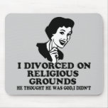 Funny divorce mouse mats